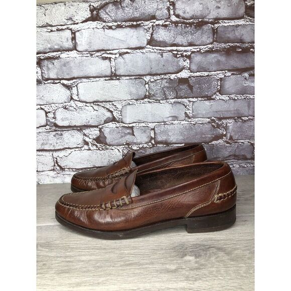 Cole Haan Dark Brown Leather Penny Loafers Casual Shoes Men’s Sz 10.5W US/44EU - Picture 11 of 16